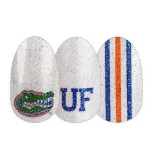 Color Street Collegiate University of Florida Nail Strips Gators Glitter